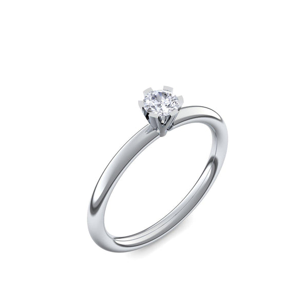 Ring Damen Platin Zirkonia