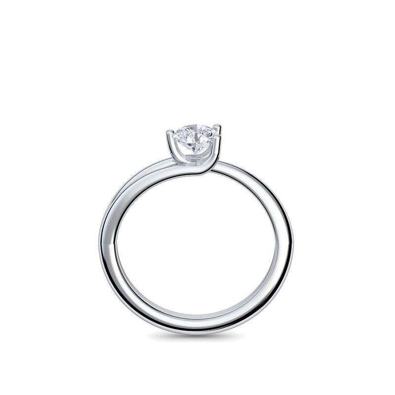 Ring Damen Platin Zirkonia