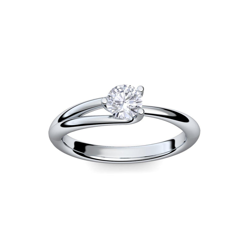 Ring Damen Platin Zirkonia