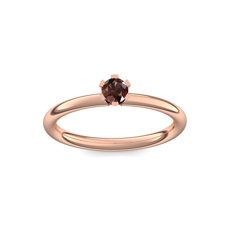 Ring Damen Rotgold Granat