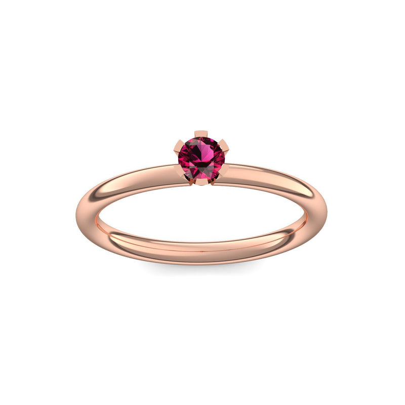 Ring Damen Rotgold Rubin