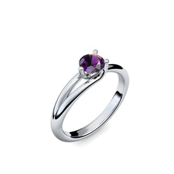 Ring Damen Silber Amethyst