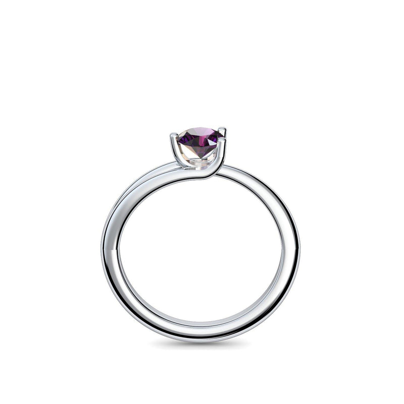 Ring Damen Silber Amethyst