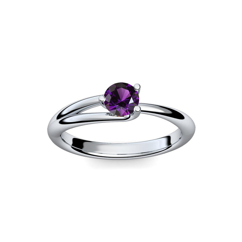 Ring Damen Silber Amethyst