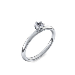 Ring Damen Silber Bergkristall