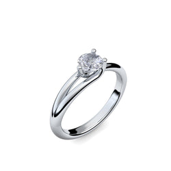 Ring Damen Silber Bergkristall