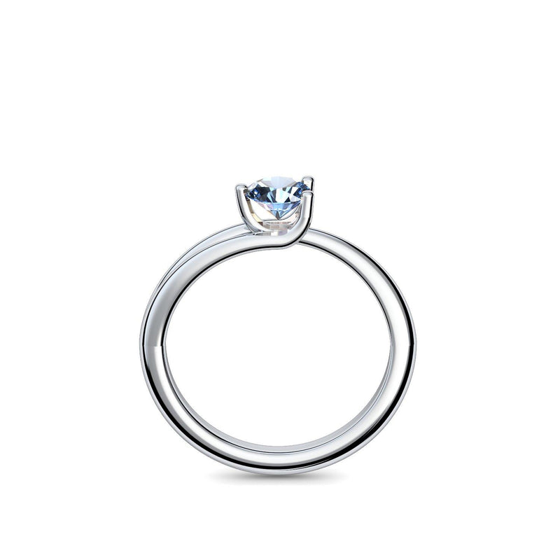 Ring Damen Silber Blautopas