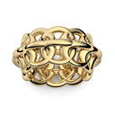 Ring Geflochten Gelbgold