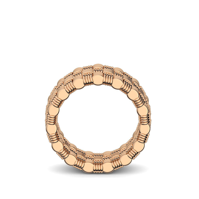 Ring Geflochten Rosegold