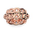 Ring Geflochten Rotgold