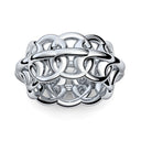 Ring Geflochten Silber