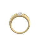 Ring Gelbgold Akoyaperleweiss
