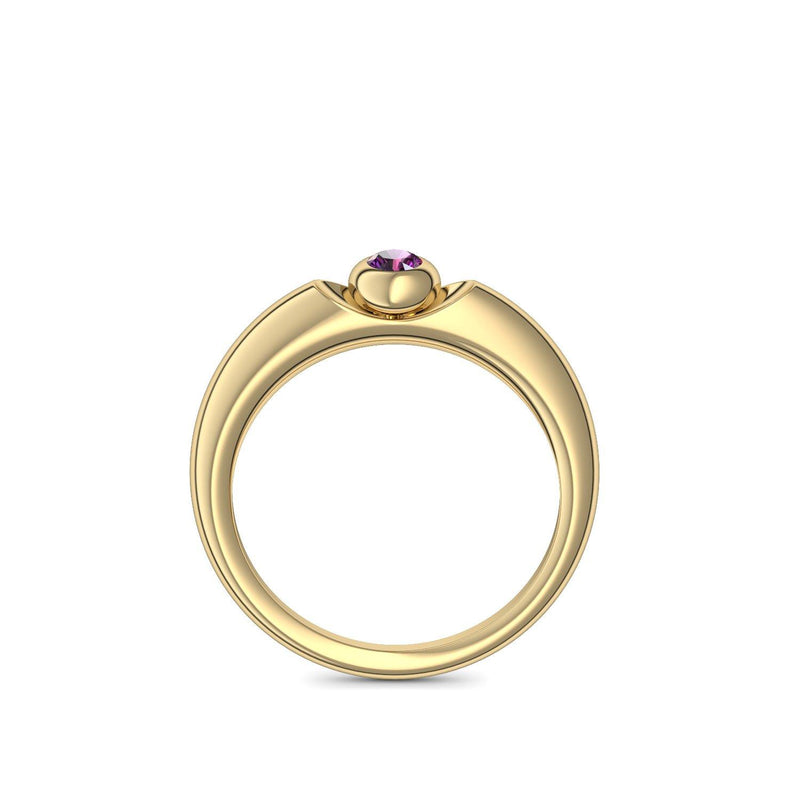 Ring Gelbgold Amethyst