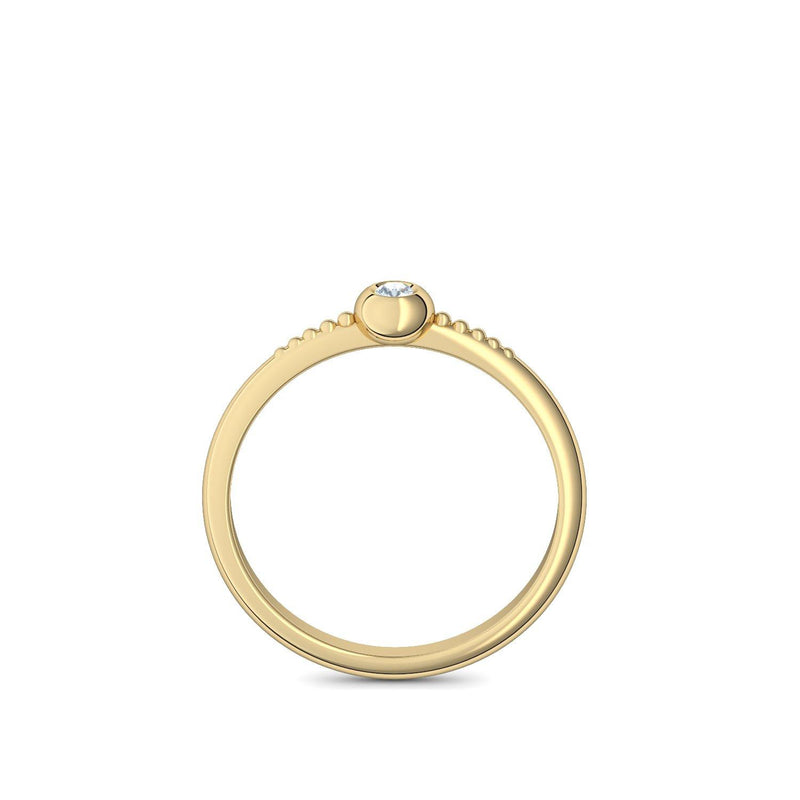 Ring Gelbgold Aquamarin