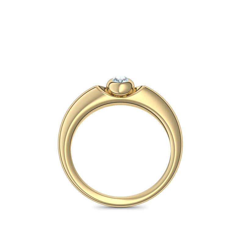 Ring Gelbgold Aquamarin