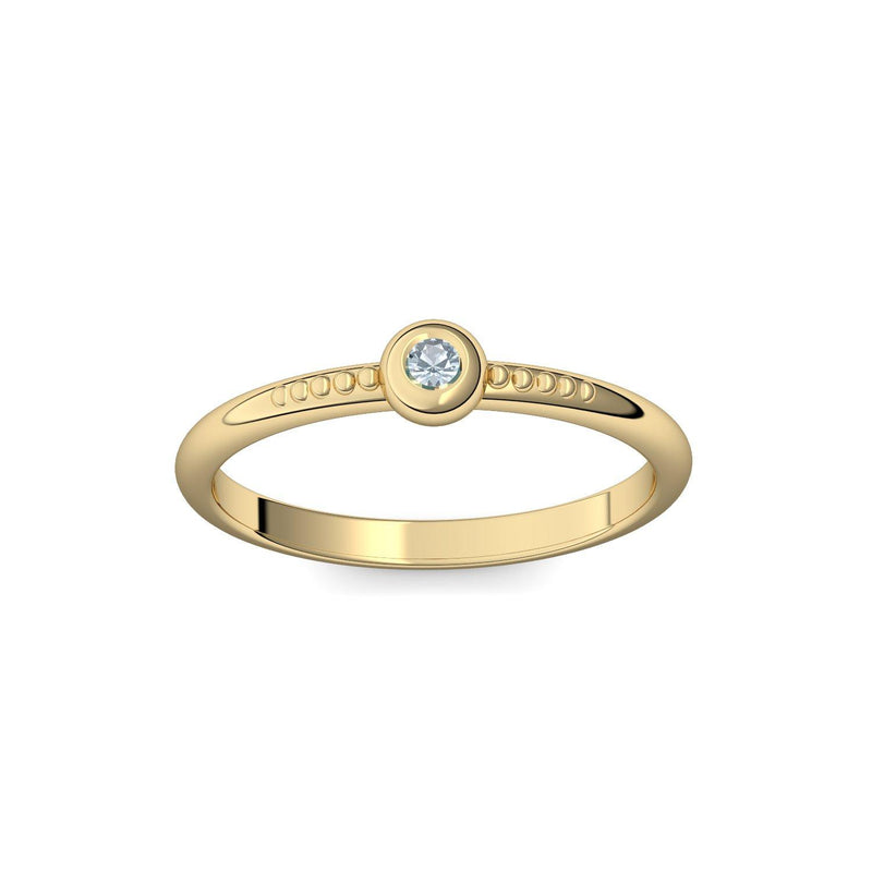 Ring Gelbgold Aquamarin