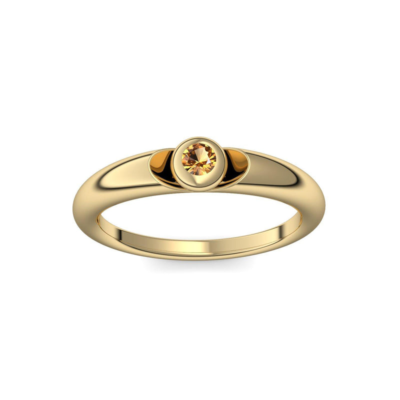 Ring Gelbgold Citrin