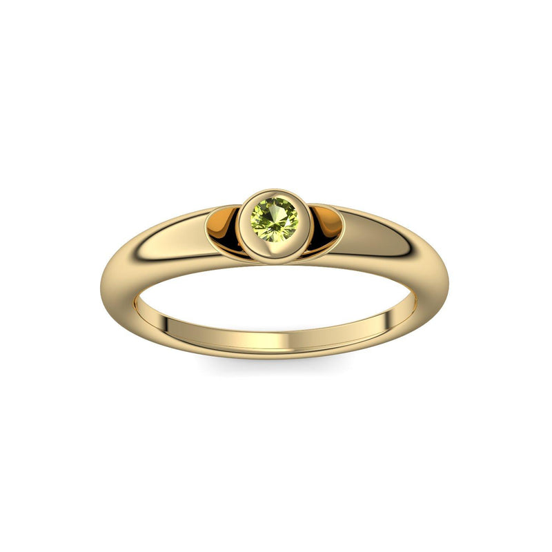 Ring Gelbgold Peridot