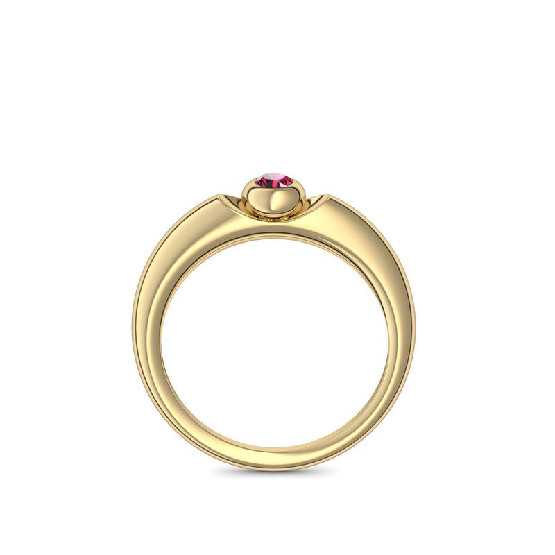 Ring Gelbgold Rubin