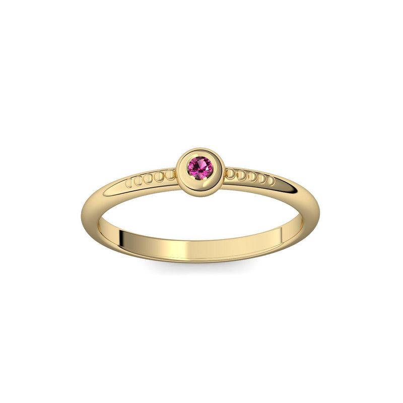 Ring Gelbgold Rubin