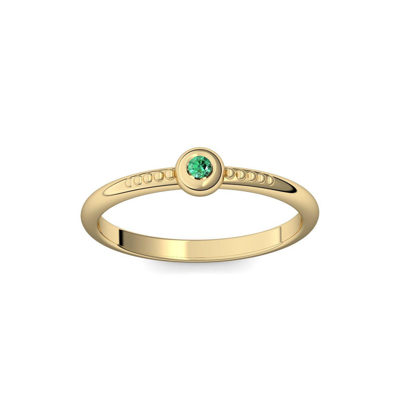 Ring Gelbgold Smaragd