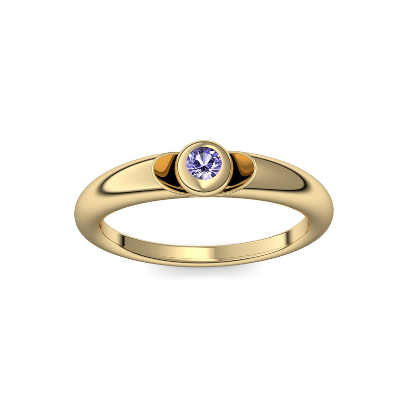 Ring Gelbgold Tansanit