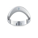 Ring Geschwungen Silber Aquamarin