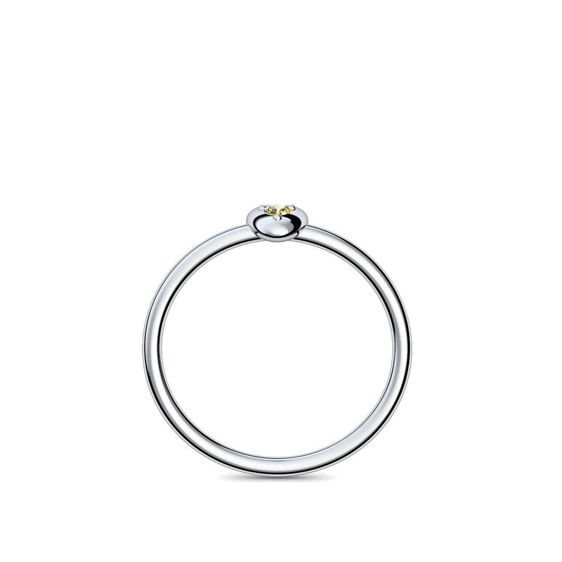 Ring Herz Silber Peridot