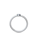 Ring Herz Weissgold Aquamarin