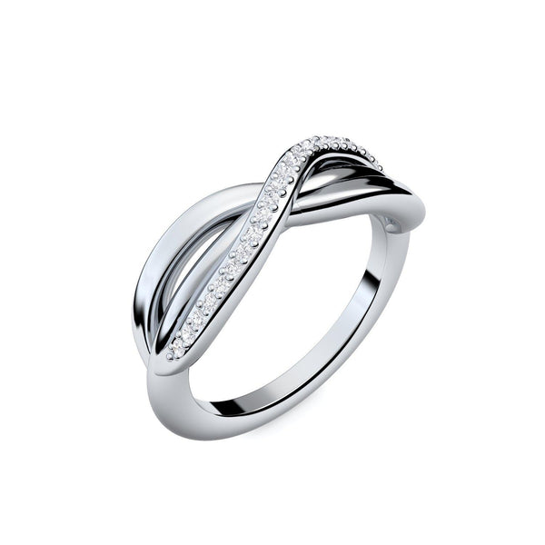 Ring Infinity Silber Zirkonia