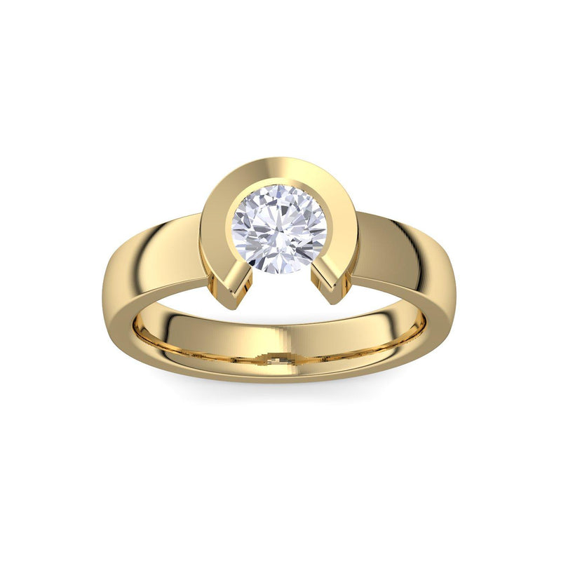 Ring Offen Gelbgold Brillant