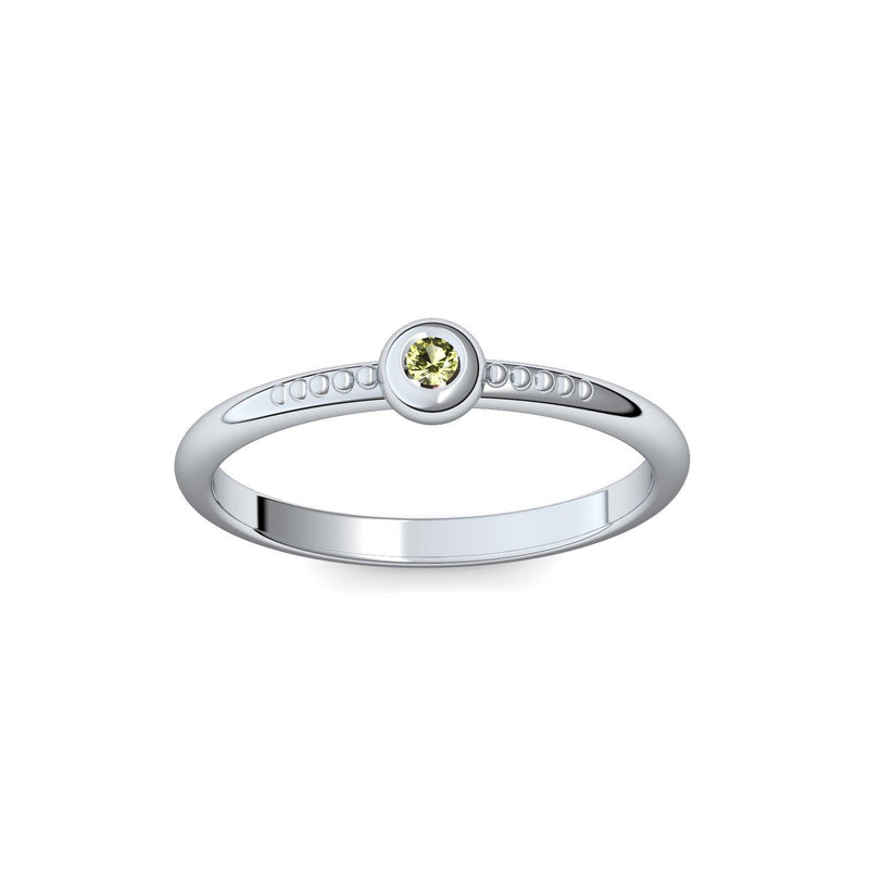 Ring Platin Peridot