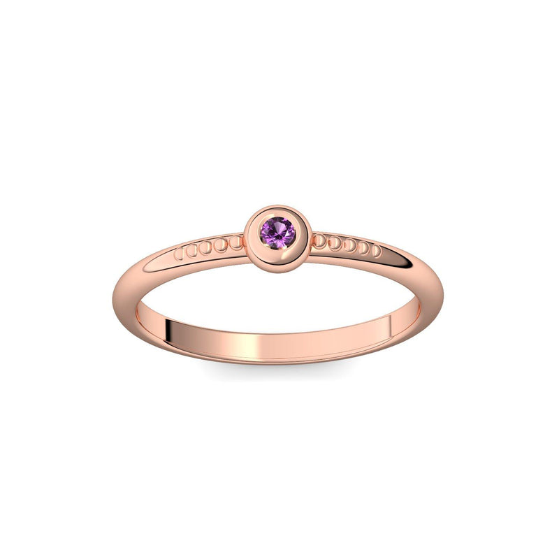 Ring Rotgold Amethyst