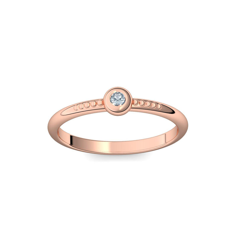 Ring Rotgold Aquamarin