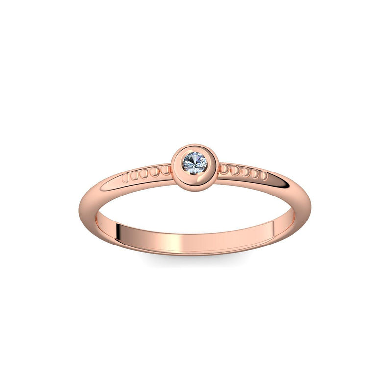 Ring Rotgold Blautopas