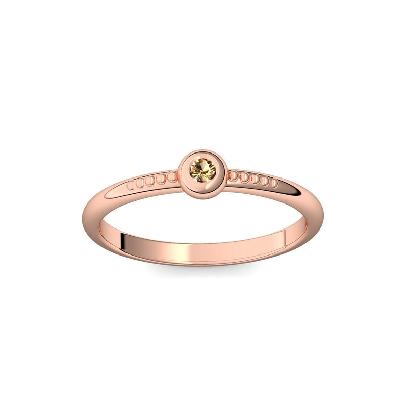 Ring Rotgold Citrin