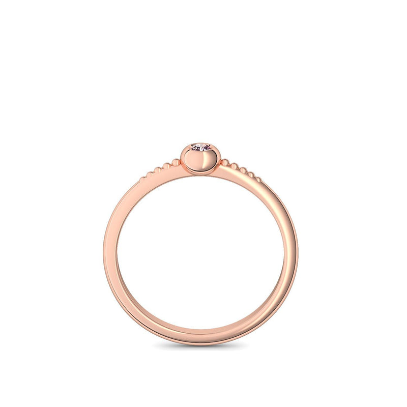 Ring Rotgold Turmalinpink