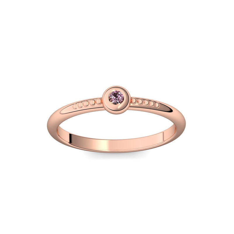 Ring Rotgold Turmalinpink