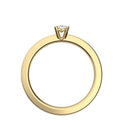 Ring Schlicht Gelbgoldvergoldet Zirkonia