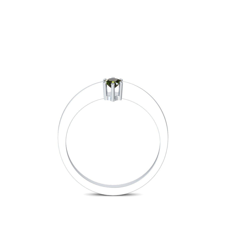 Ring Schlicht Platin Turmalin