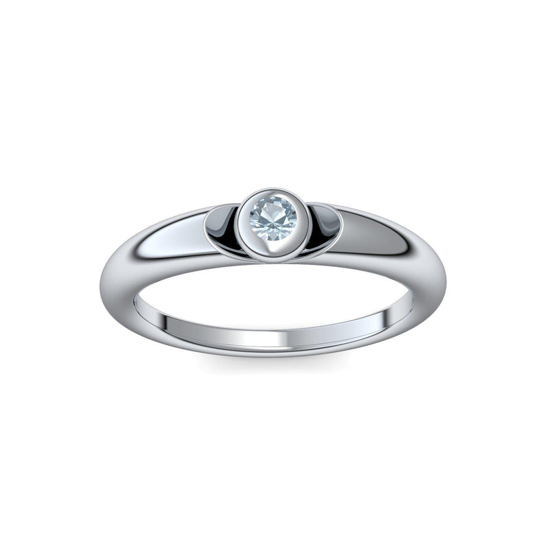 Ring Silber Aquamarin