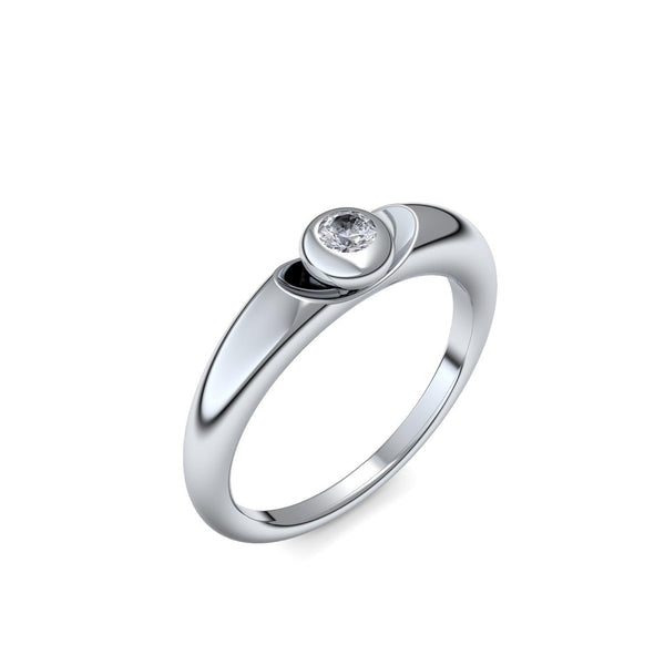 Ring Silber Bergkristall