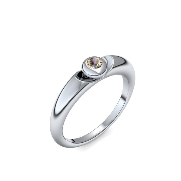 Ring Silber Rauchquarz