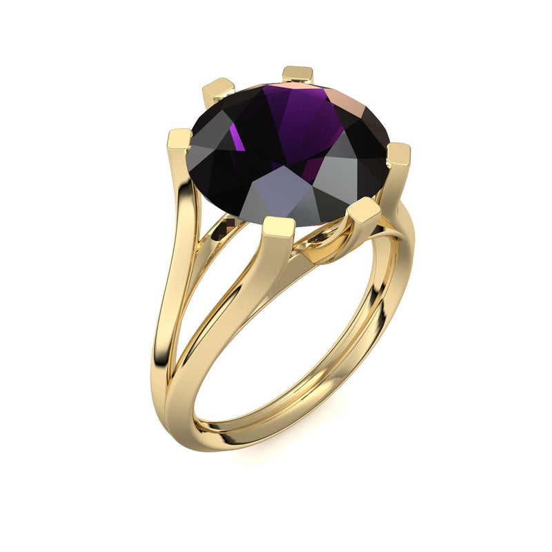 Ring Stein Gelbgold Amethyst