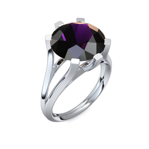 Ring Stein Platin Amethyst