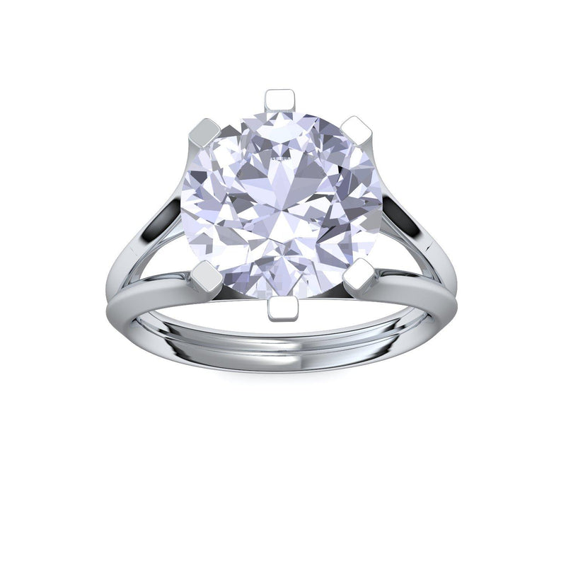 Ring Stein Platin Zirkonia