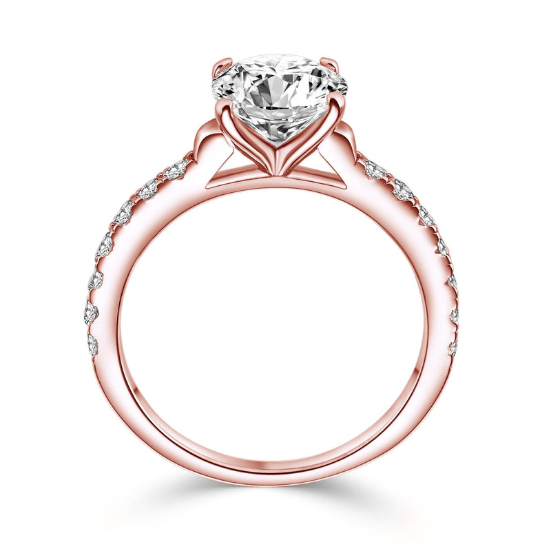 Ring Stein Rosegold Zirkonia