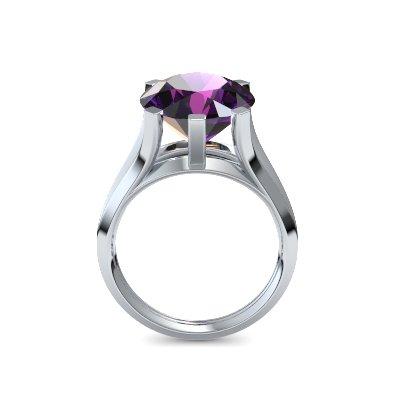 Ring Stein Weissgold Amethyst