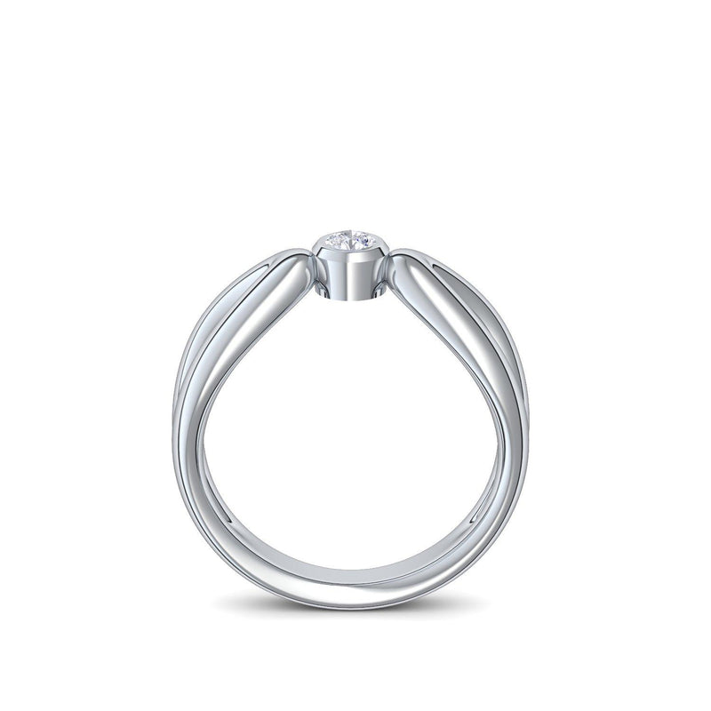 Ring Unendlichkeit Platin Zirkonia