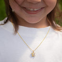 Schmuckset Gelbgoldvergoldet Zirkonia